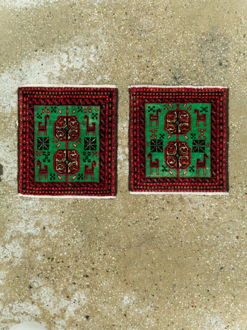 Vintage Persian Baluch Tribal Throw Rug (Pair: 4 of 4), No.27495 - Galerie Shabab