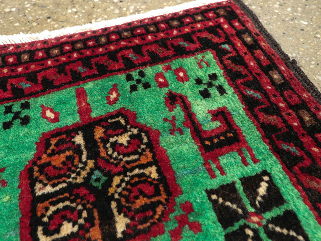Vintage Persian Baluch Tribal Throw Rug (Pair: 4 of 4), No.27495 - Galerie Shabab