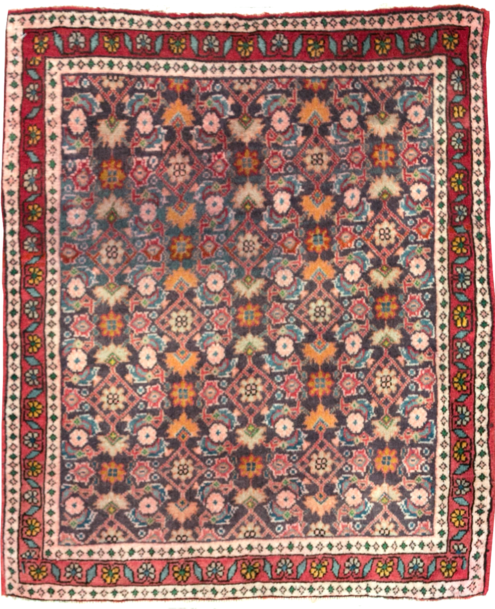 Vintage Persian Tabriz Rug (Pair: 2 of 2), No.27504 - Galerie Shabab