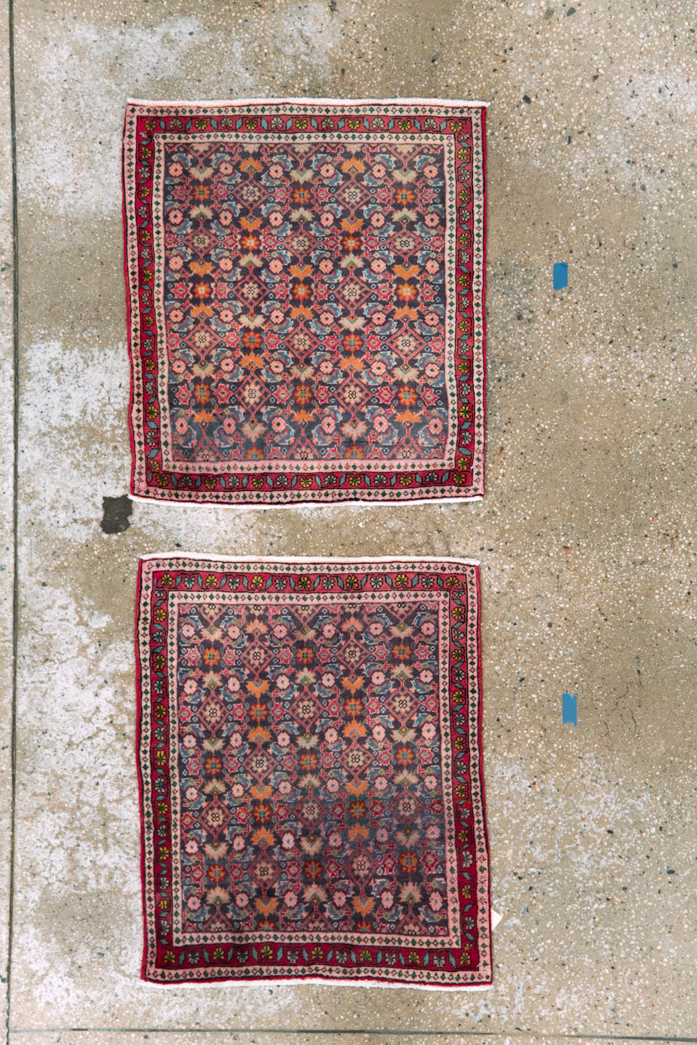 Vintage Persian Tabriz Rug (Pair: 2 of 2), No.27504 - Galerie Shabab