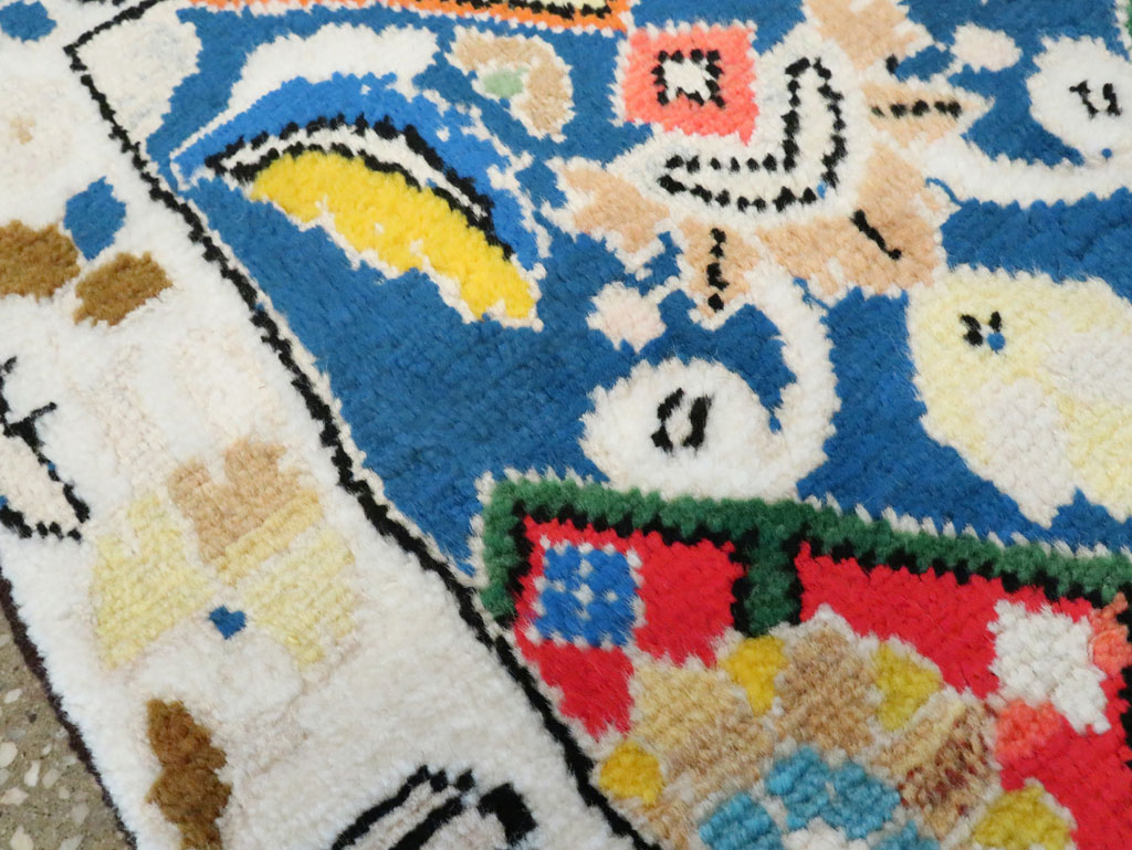 Vintage Persian Mahal Rug (Pair: 1 of 2), No.27512 - Galerie Shabab