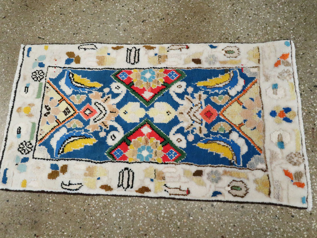Vintage Persian Mahal Rug (Pair: 1 of 2), No.27512 - Galerie Shabab