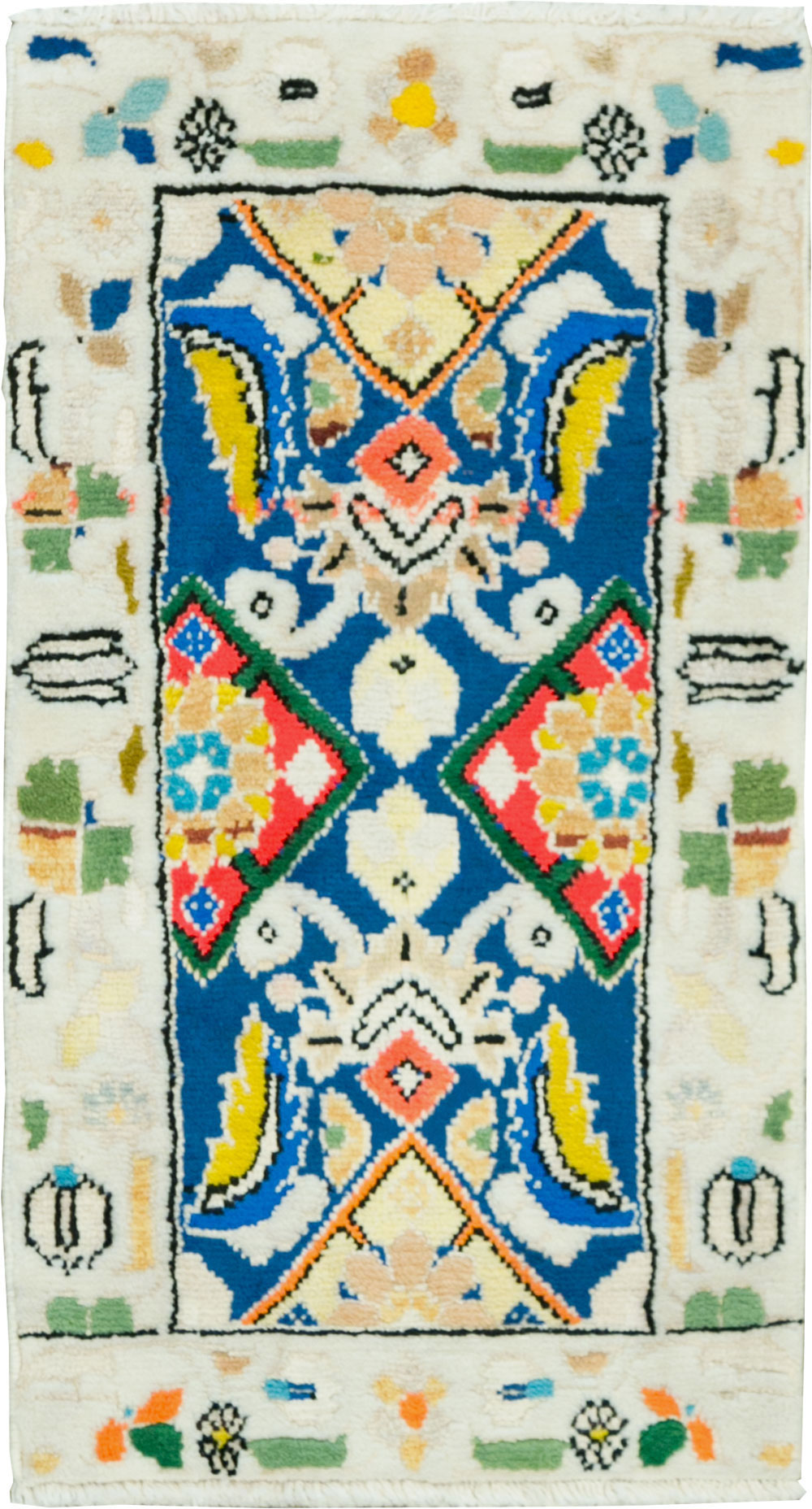 Vintage Persian Mahal Rug (Pair: 2 of 2), No.27513 - Galerie Shabab