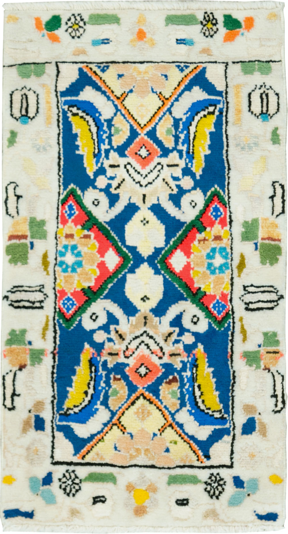 Vintage Persian Mahal Rug (Pair: 2 of 2), No.27513 - Galerie Shabab