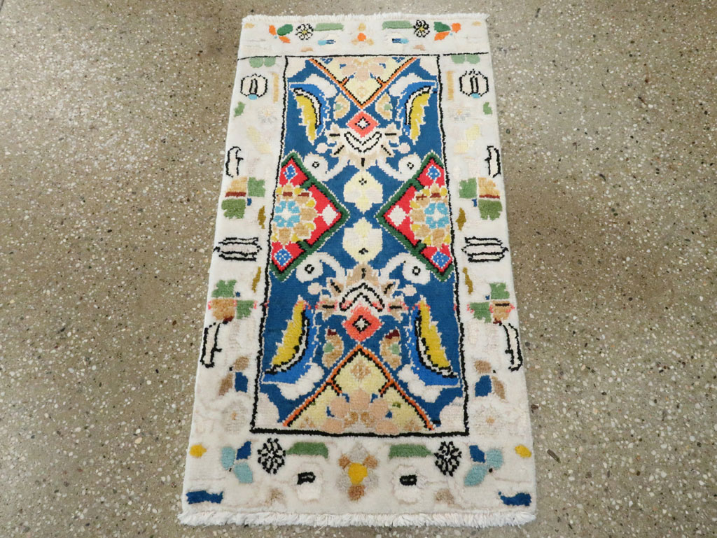 Vintage Persian Mahal Rug (Pair: 2 of 2), No.27513 - Galerie Shabab