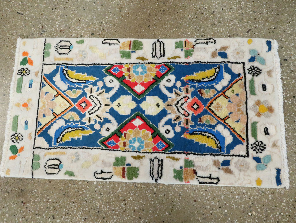 Vintage Persian Mahal Rug (Pair: 2 of 2), No.27513 - Galerie Shabab