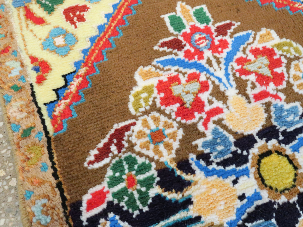 Vintage Persian Hamadan Throw Rug, No.27514 - Galerie Shabab