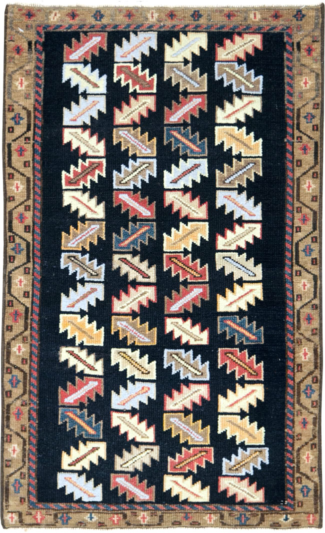 Vintage Persian Hamadan Rug, No.27515 - Galerie Shabab