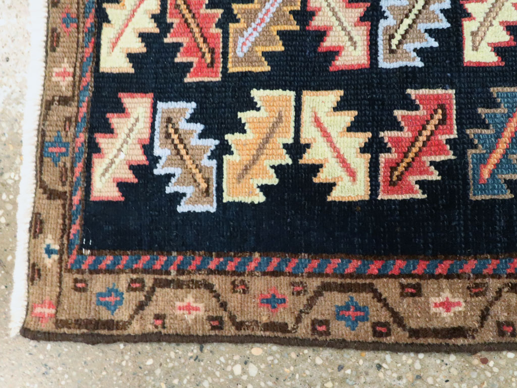Vintage Persian Hamadan Rug, No.27515 - Galerie Shabab