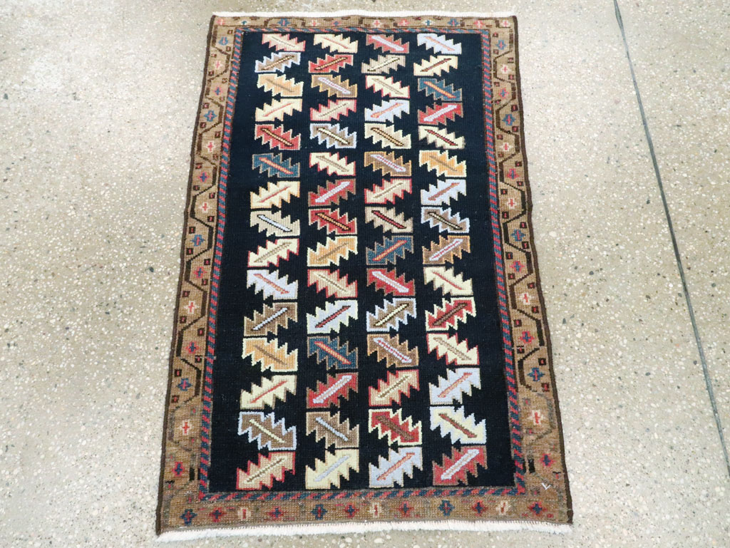 Vintage Persian Hamadan Rug, No.27515 - Galerie Shabab