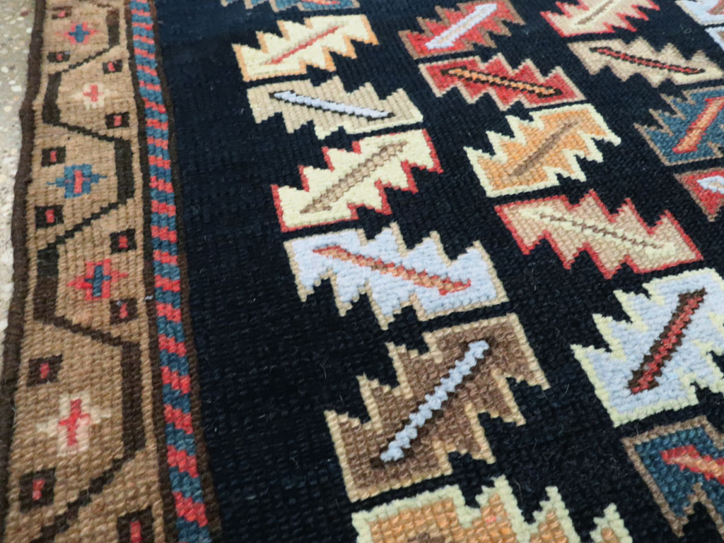 Vintage Persian Hamadan Rug, No.27515 - Galerie Shabab