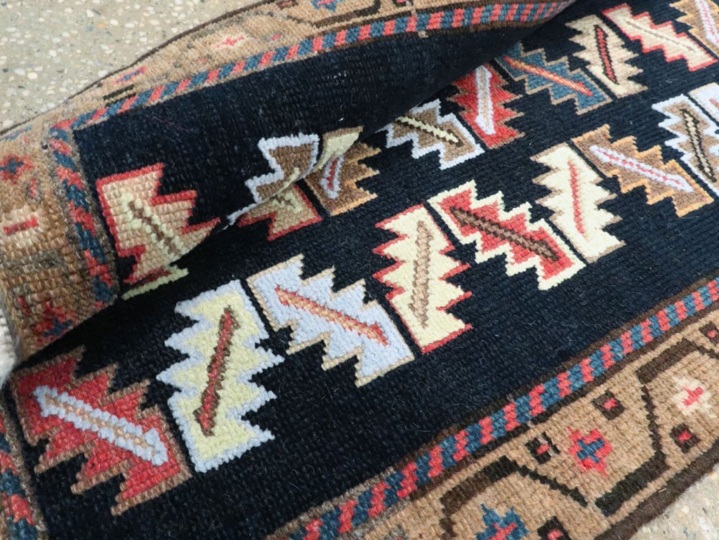 Vintage Persian Hamadan Rug, No.27515 - Galerie Shabab