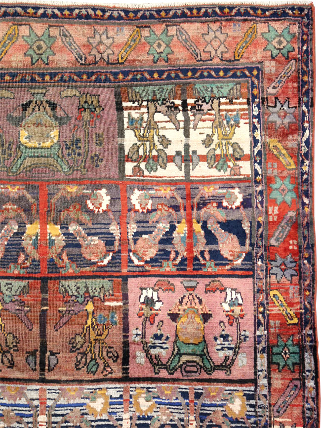 Vintage Persian Mahal Rug, No.27516 - Galerie Shabab