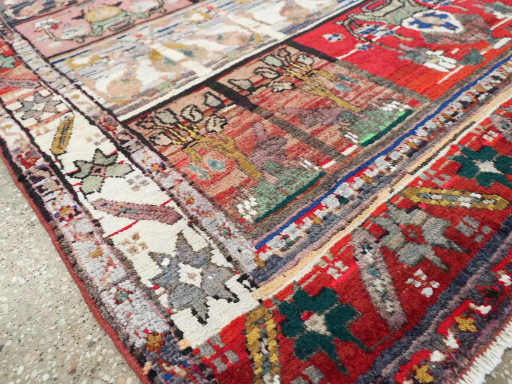 Vintage Persian Mahal Rug, No.27516 - Galerie Shabab