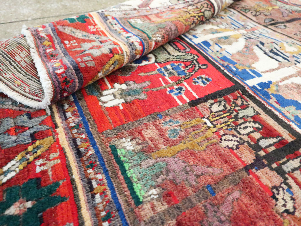 Vintage Persian Mahal Rug, No.27516 - Galerie Shabab