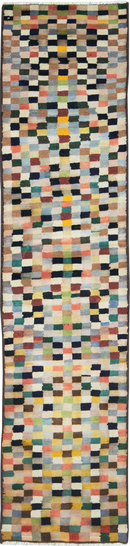 Vintage Persian Mahal Runner, No.27517 - Galerie Shabab