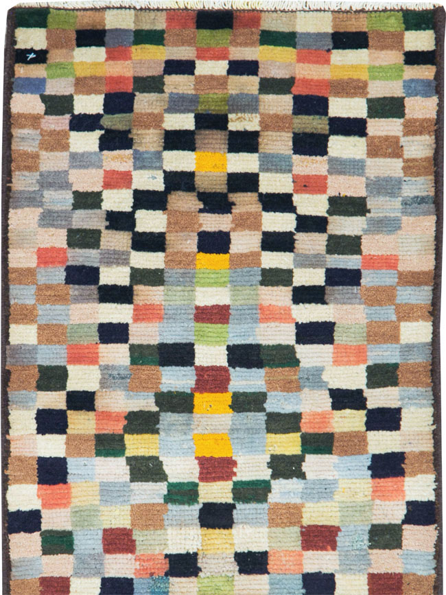 Vintage Persian Mahal Runner, No.27517 - Galerie Shabab