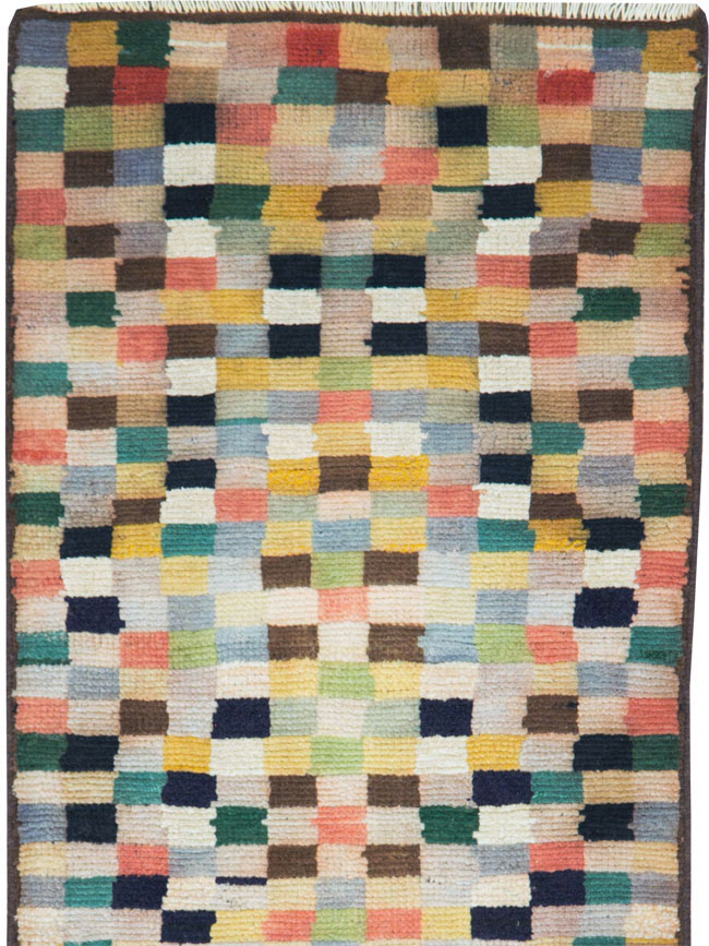 Vintage Persian Mahal Runner, No.27517 - Galerie Shabab