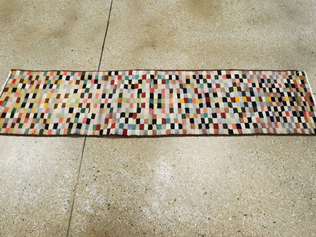 Vintage Persian Mahal Runner, No.27517 - Galerie Shabab