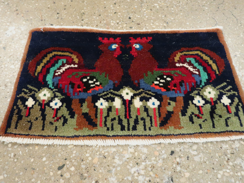 Vintage Persian Pictorial Baluch Rug, No.27520 - Galerie Shabab