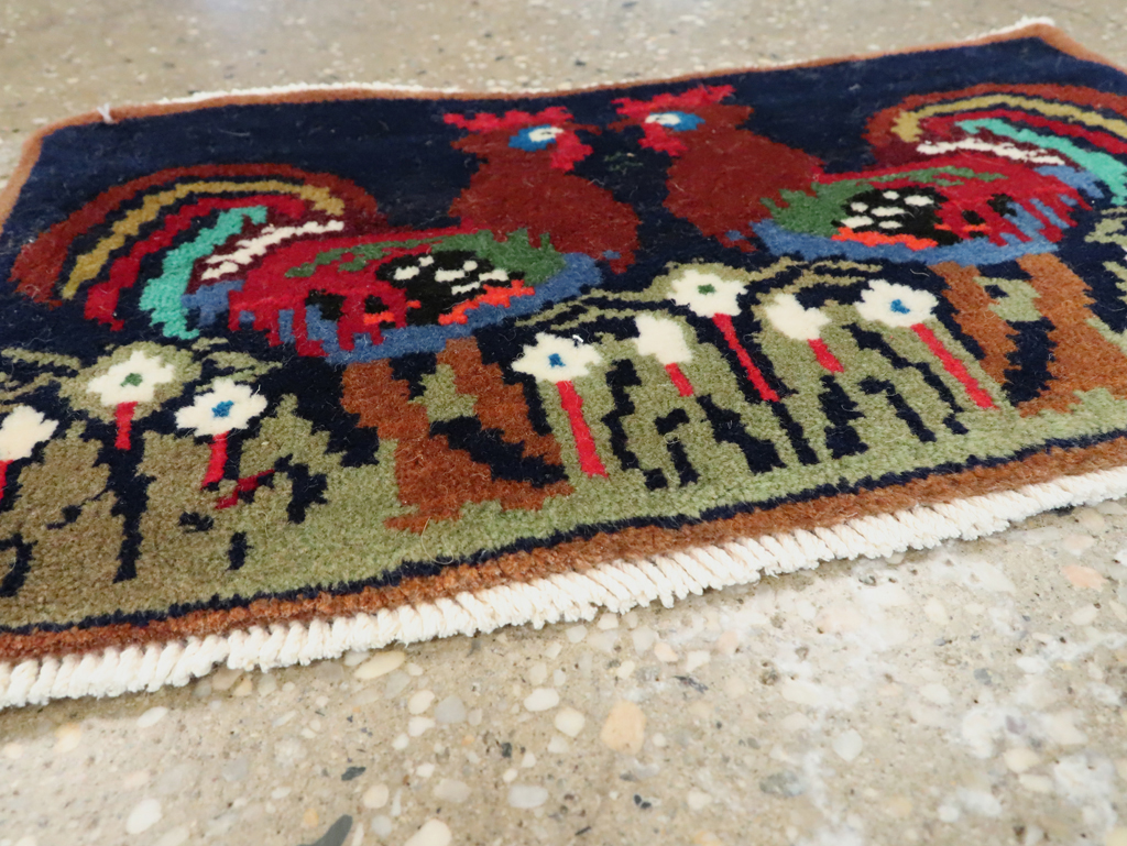 Vintage Persian Pictorial Baluch Rug, No.27520 - Galerie Shabab