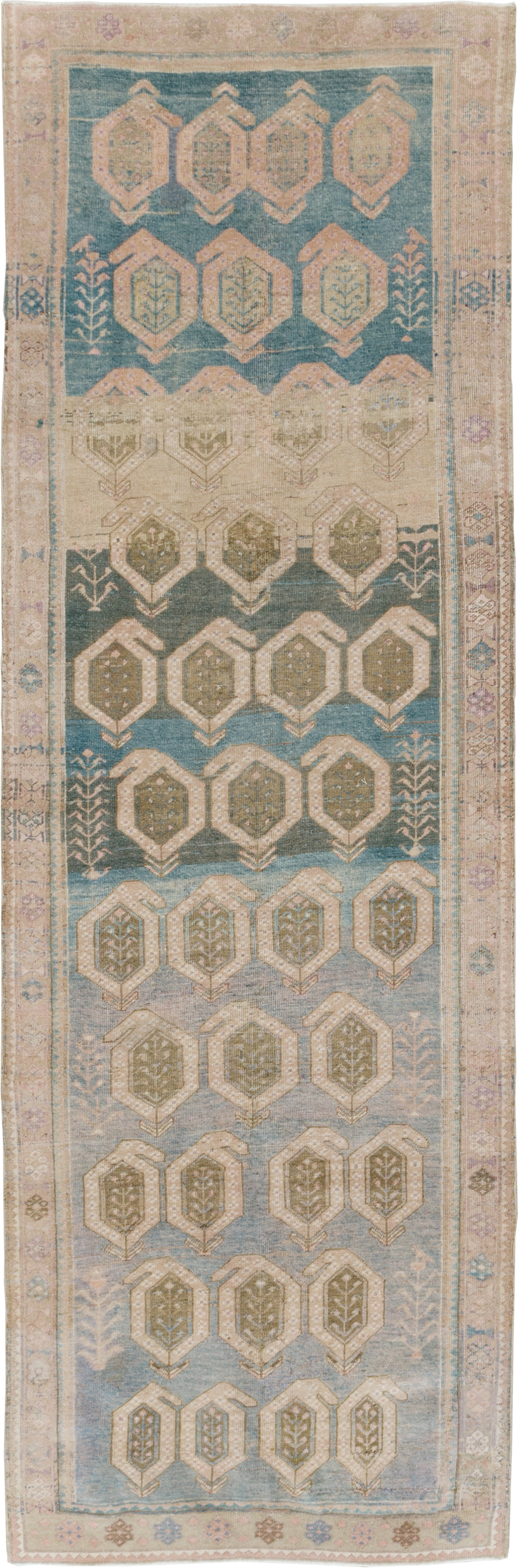 Vintage Persian Malayer Runner, No.27528 - Galerie Shabab