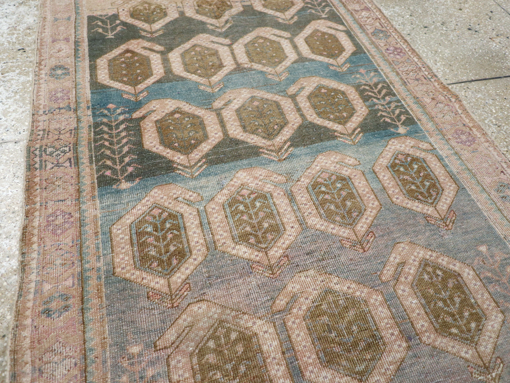 Vintage Persian Malayer Runner, No.27528 - Galerie Shabab