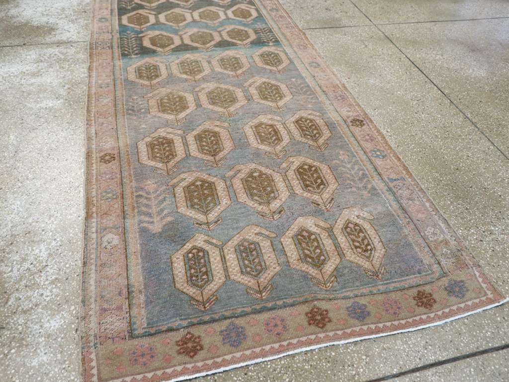 Vintage Persian Malayer Runner, No.27528 - Galerie Shabab