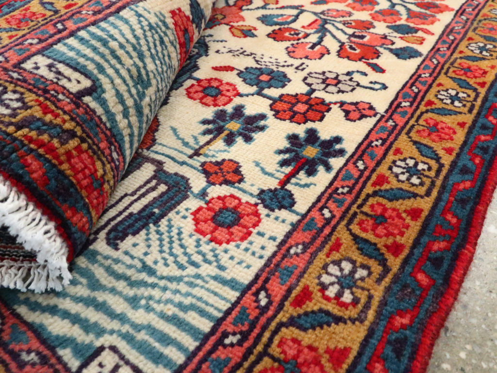 Vintage Persian Pictorial Hamadan Rug, No.27534 - Galerie Shabab