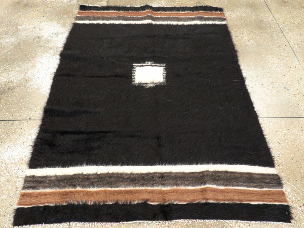 Vintage Turkish Mohair Accent Rug, No.27540 - Galerie Shabab