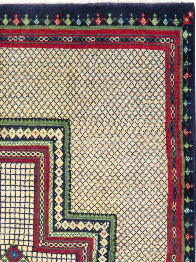 Vintage Persian Hamadan Rug, No.27541 - Galerie Shabab