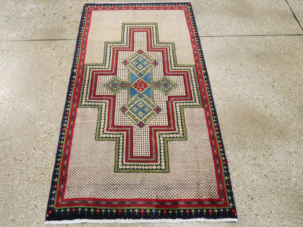 Vintage Persian Hamadan Rug, No.27541 - Galerie Shabab