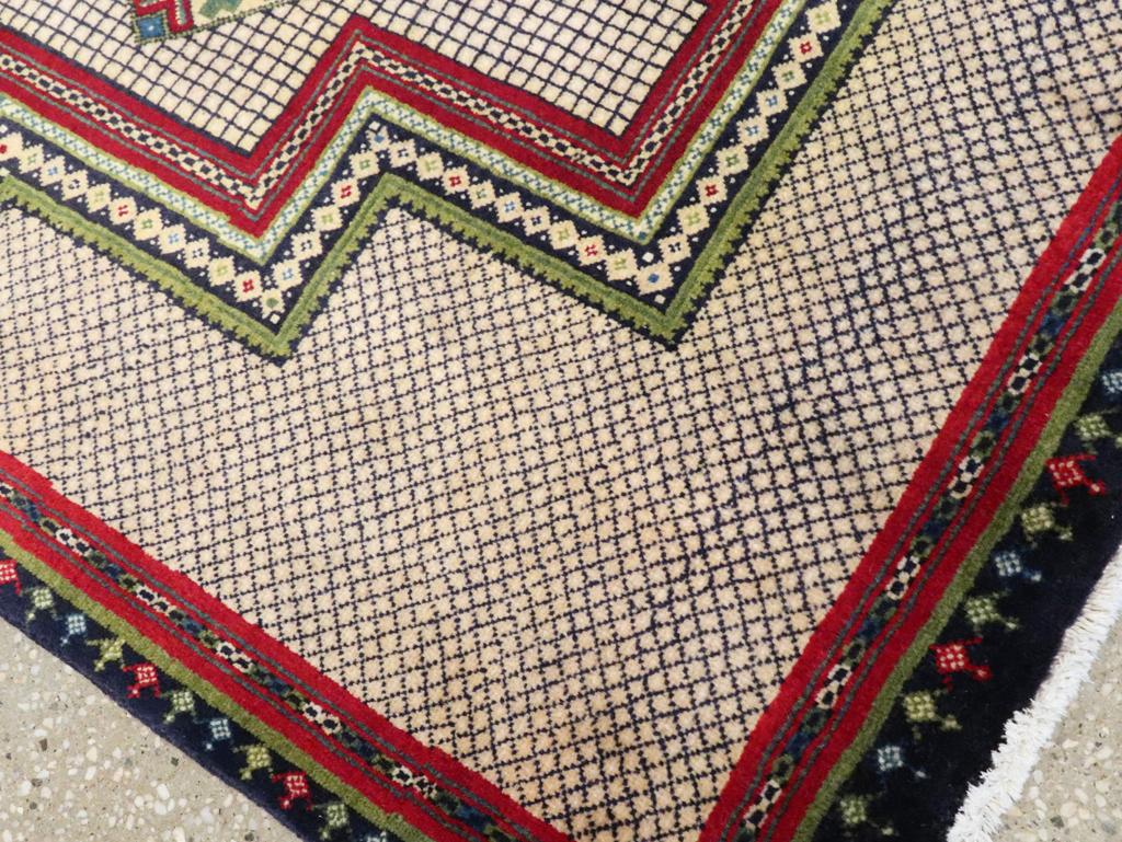 Vintage Persian Hamadan Rug, No.27541 - Galerie Shabab