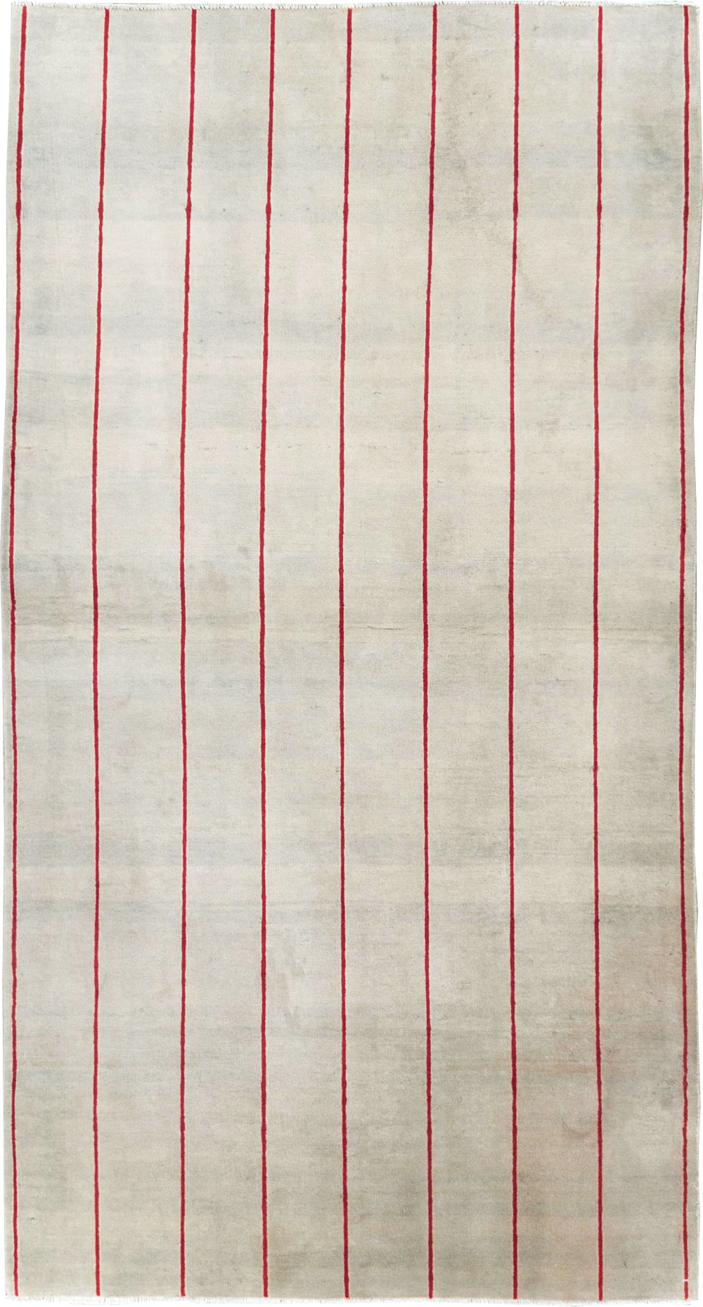 Vintage Persian Art Deco Mashad Throw Rug (Pair: 1 of 2), No.27543 - Galerie Shabab