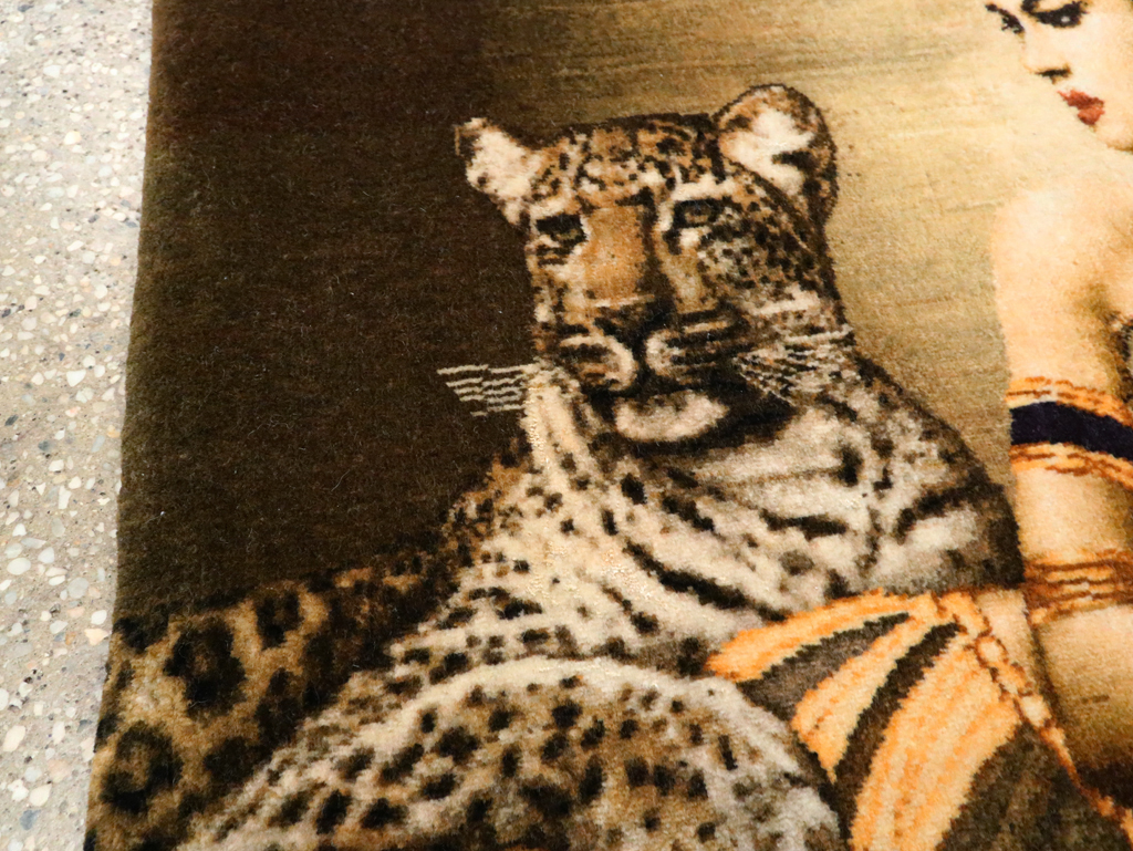 Persian Pictorial Tabriz Rug, No.27555 - Galerie Shabab