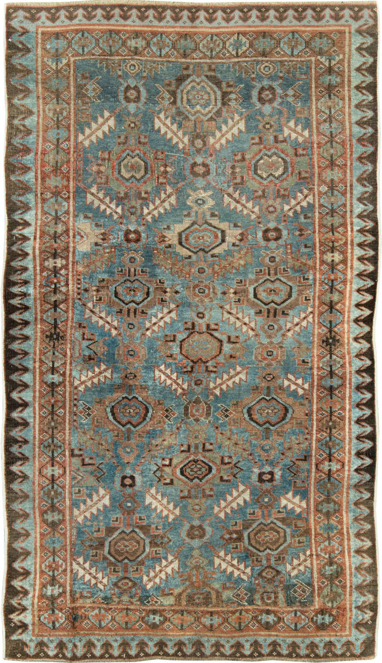 Antique Persian Bidjar Accent Rug, No.27564 - Galerie Shabab