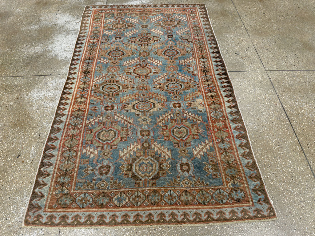 Antique Persian Bidjar Accent Rug, No.27564 - Galerie Shabab