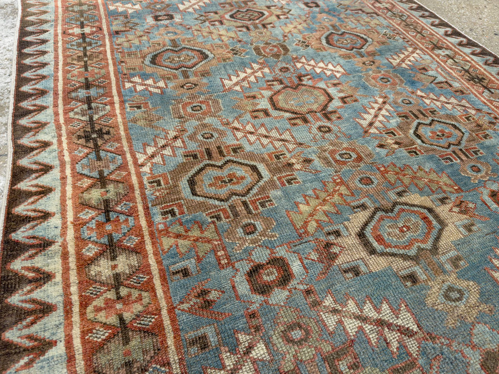 Antique Persian Bidjar Accent Rug, No.27564 - Galerie Shabab