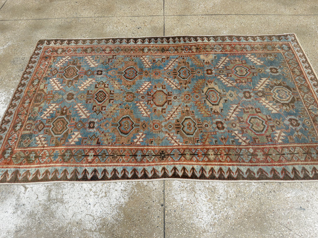 Antique Persian Bidjar Accent Rug, No.27564 - Galerie Shabab