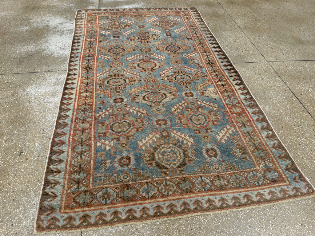 Antique Persian Bidjar Accent Rug, No.27564 - Galerie Shabab