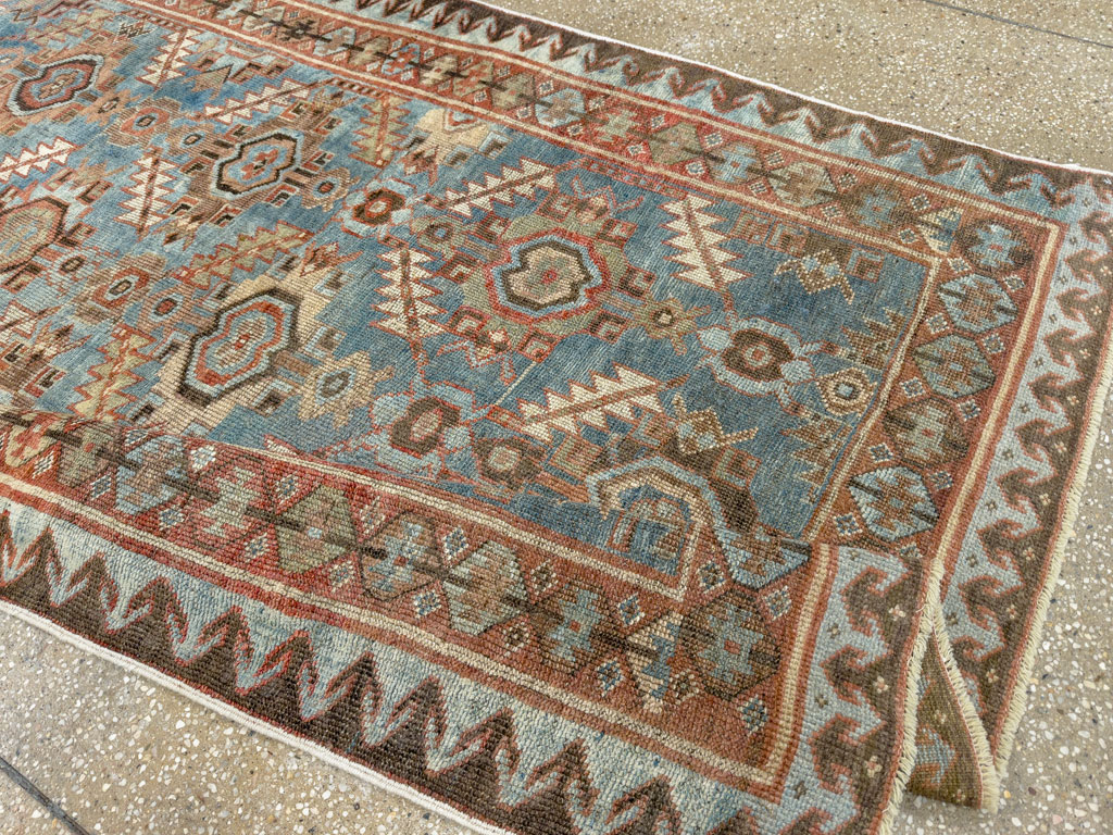 Antique Persian Bidjar Accent Rug, No.27564 - Galerie Shabab