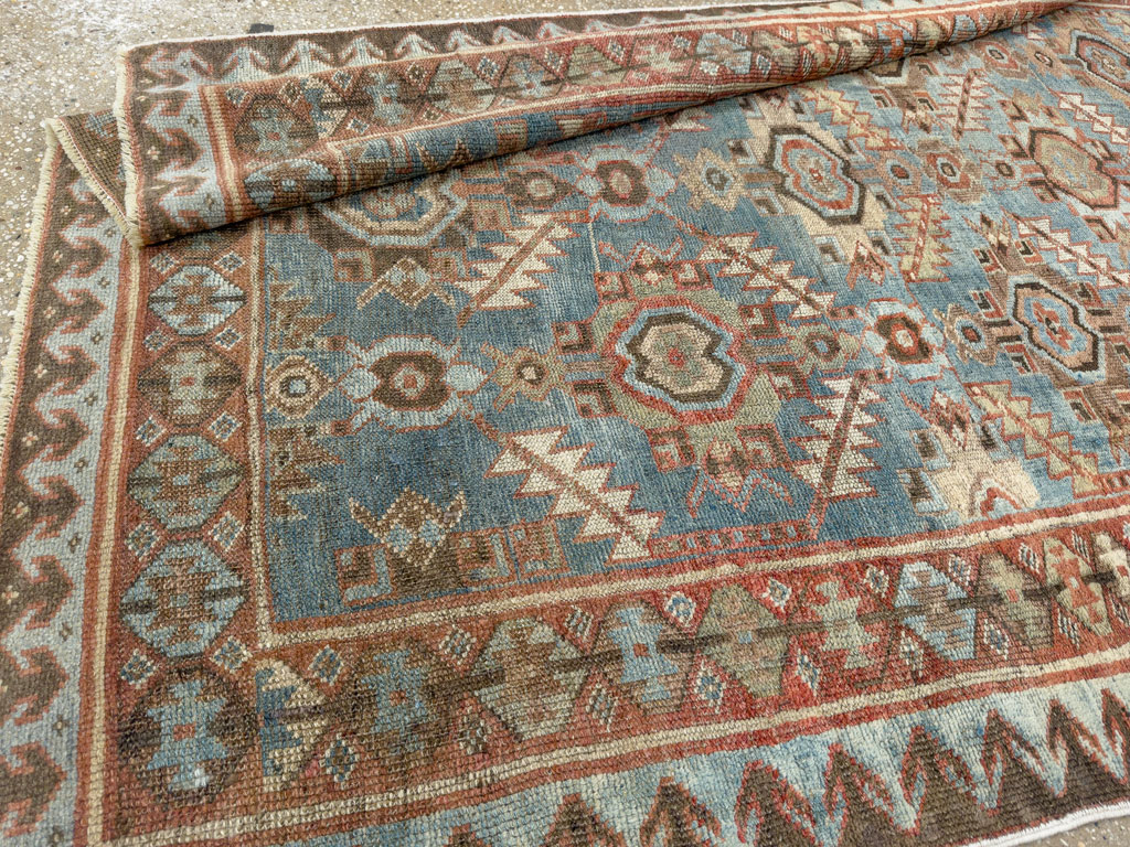 Antique Persian Bidjar Accent Rug, No.27564 - Galerie Shabab