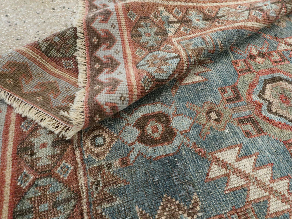 Antique Persian Bidjar Accent Rug, No.27564 - Galerie Shabab