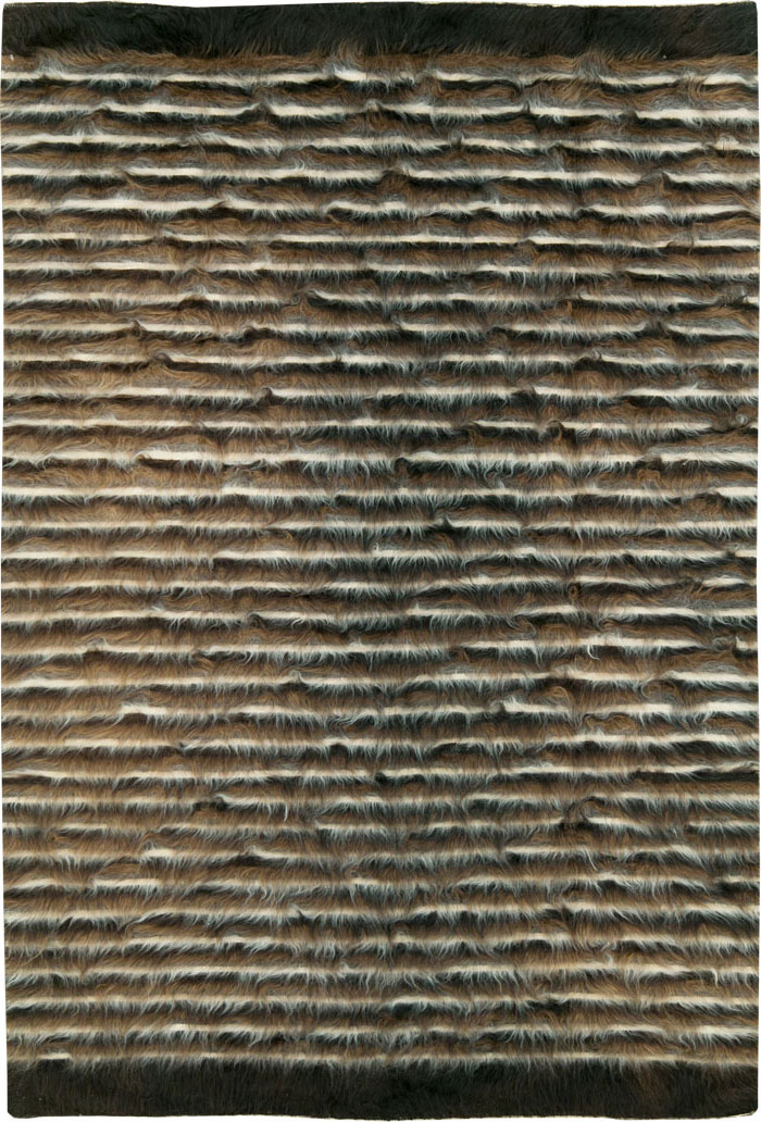 Vintage Mohair Rug, No.27568 - Galerie Shabab