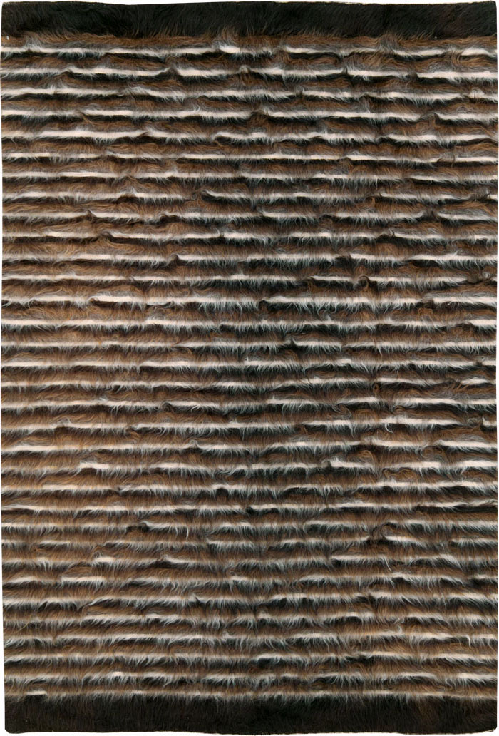 Vintage Mohair Rug, No.27568 - Galerie Shabab
