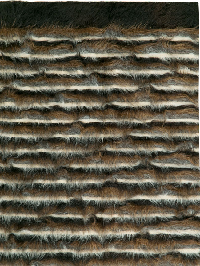 Vintage Mohair Rug, No.27568 - Galerie Shabab