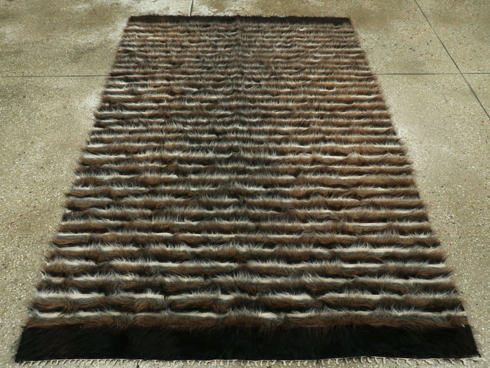 Vintage Mohair Rug, No.27568 - Galerie Shabab