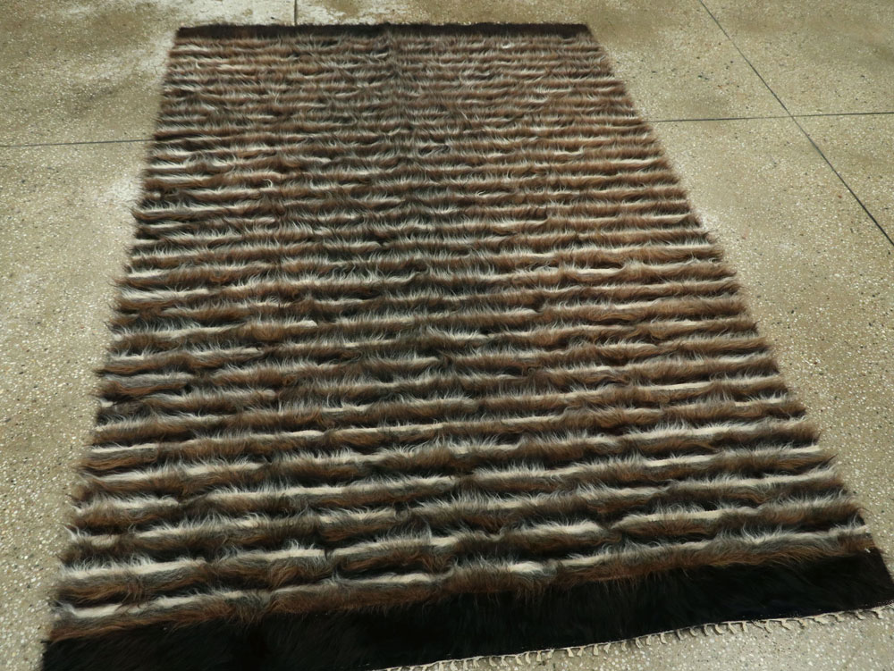 Vintage Mohair Rug, No.27568 - Galerie Shabab