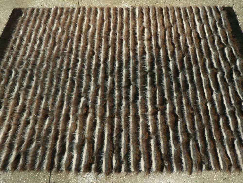 Vintage Mohair Rug, No.27568 - Galerie Shabab