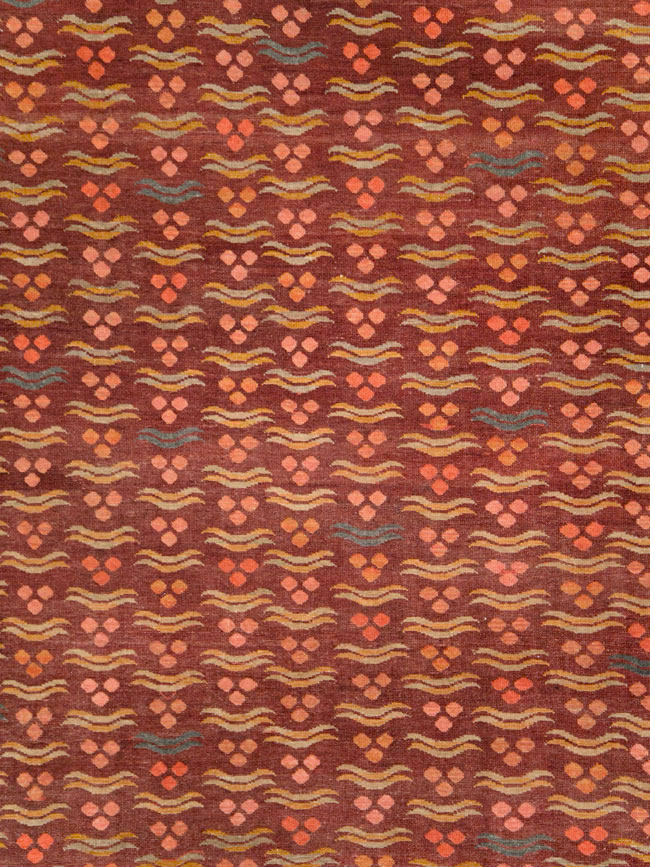 Antique Persian Mahal Room Size Carpet, No.27572 - Galerie Shabab